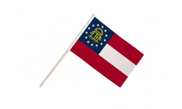 Georgia State New Hand Flags